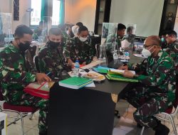 Tim Current Audit Itdam IX/Udayana Laksanakan Pengawasan Proggar Jajaran Korem 162/WB