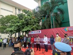 Ribuan Mahasiswa Ikuti Vaksinasi Di Universitas Bhayangkara Bekasi