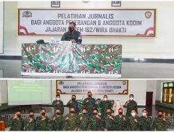 Korem 162/WB Gelar Pelatihan Jurnalistik Guna Mendukung Tugas Pokok Bid.Peneragan