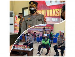 Kabaharkam Polri Tinjau Polres Lombok Utara Dalam Pelaksanaan Vaksinasi