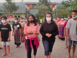 Satgas Pamtas RI-RDTL Yonif 742/SWY dan RRI Atambua Gelar Latihan Pegelaran Tapal Batas