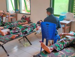 Dansatgas Pamtas Yonif 742/SWY : Jadilah Pahlawan Kemanusiaan Melalui Donor Darah