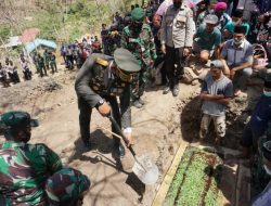 Danrem 162/WB Pimpin Langsung Upacara Militer Penerimaan dan Pemakaman Jenazah Kapten Chb Anumerta Dirman