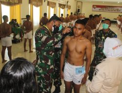Korem 162/WB Gelar Sidang Parade Calon Bintara PK TNI AD Tahun 2021