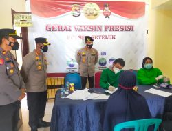 Tim Pamatwil Polda NTB Tinjau Vaksinasi Presisi di Wilayah Polres Sumbawa Barat