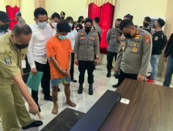 Tim Puma Polresta Mataram Tangkap Empat Tersangka Pencuri Besi Dinas Perkim