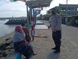 Sat Polairud Polres Sumbawa Ajak Warga Lestarikan Laut Dan Patuhi Prokes