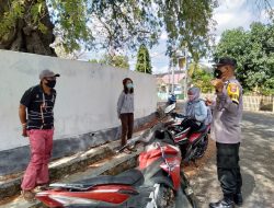 Bhabinkamtibmas Desa Sebewe Ajak Warga Binaannya Ikut Vaksiniasi