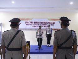 Kapolres KSB AKBP Heru Pimpin Sertijab Kapolsek KP3 Poto Tano