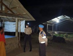 Tangkal 3C Polsek Kayangan Gencarkan Patroli Blue Light Tingkatkan Kantibmas