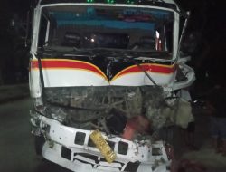 Tabrakan Beruntun Terjadi di Jalan Umum Desa Tanak Awu Loteng
