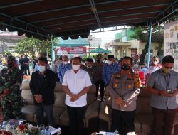 Polres Batubara Bersama Bupati Batubara DPRD Dan TNI Lakukan Kegiatan Zoom Meeting Di mako Polres Batubara
