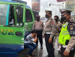 KBO Sat Lantas Polres Batubara Iptu JA. Manurung pimpin Operasi Yustisi Secara Stasioner di Lima Puluh