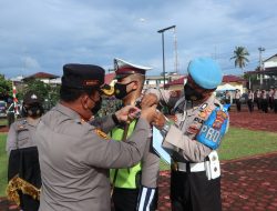 Polres Batubara Gelar Apel Pasukan Dalam Rangka Operasi Patuh Toba 2021