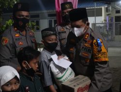Kapolres Batubara Bersama PJU Nya Silaturahmi Dengan Perwiritan Al-Ikhwan Di Desa Pulau Sejuk.