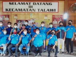 Andi Lestari, Apresiasi Karang Taruna Kecamatan Talawi Yang Bagikan Masker Ke Masyarakat