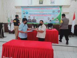 KSJ dan GIAN Sumut MOU Tangkal Cegah dan Penyuluhan Serta Bangun Rumah Rehabilitasi Narkoba   