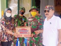 Ketua Wanita FKPPI Sumut Dahlia Bantu Janda Purn Masa Pandemi Covid 19 Di Asrama TNI AD Dan AU   