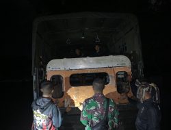 Pos TNI di Perbatasan Motaain Kembali Amankan Suku Cadang Mobil Land Rover dari Timor Leste