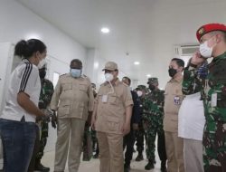 Menhan Prabowo Tinjau Kesiapan RS Modular untuk PON di Merauke