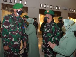 Danrem 162/WB terima Laporan Korp Kenaikan Pangkat Anggota Korem 162/WB