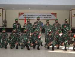 Danrem 162/WB Pimpin Apel Kenaikan Pangkat  Bagi  Anggota Personil