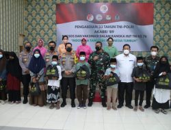33 Tahun Pengabdiannya, Alumni AKABRI ’89 Gelar Bansos dan Serbuan Vaksinasi