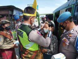 Sat Lantas Polres Batubara, Gelar Operasi Patuh Toba 2021, Dan Edukasi Penerapan Prokes