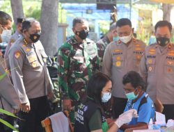 Wakapoda Pantau Langsung Kegiatan Vaksinasi Di Kabupaten Lombok Utara