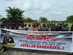 Dalam Rangka HUT TNI Ke 76, Polres Batubara Lakukan Silaturahmi Ke Mako Yonif 126/KC Sei Balai