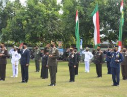 Forkopimda NTB Ikuti Upacara Peringatan HUT TNI Ke-76 Secara Virtual