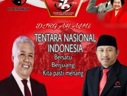 DPD PDI Perjuangan NTB Mengucapkan Dirgahayu TNI Ke-67