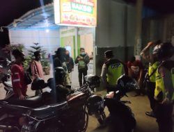 Tegakkan Protokol Kesehatan Anggota Polsek Seteluk Lakukan Patroli Yustisi