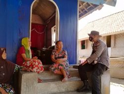 Bhabinkamtibmas Ropang Ajak Warga Suksekan Vaksinasi di wilayah Bina’an