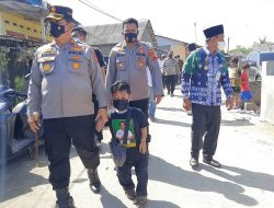 Polres Batubara Berikan Tali Asih Kepada Kaum Dwafisme di Desa Pakam Raya