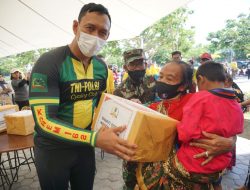 Bakti Sosial Ala Korem 162/WB, Berbagi Sambil Berolahraga