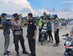 Polres Batubara Bersama Polsek Medang Deras, Lakukan Ops Yustisi Yang Di Pimpin Kapolsek AKP M Iskad