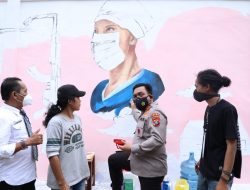 Dukung Karya Anak Bangsa, Polda Sumut Gelar Bhayangkara Mural Festival Mural 2021