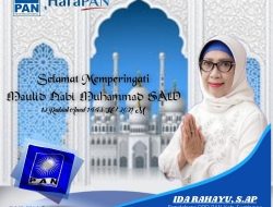 Fraksi PAN DPRD Sumbawa Ida Rahayu : Selamat Memperingati Maulid Nabi Muhammad SAW 1443 H