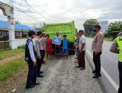Ops Yustisi Polres Batu Bara Bersama Polsek Labuhan Ruku Didepan Kantor Dishub