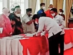 Ketua Umum KSJ MoU Dengan Ketua PMI Sumut Disaksikan Yusuf Kalla Dan Gubsu Edy Rahmayadi