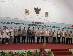 Pengukuhan Komunitas Sedekah Jum’at Kota Medan Gulirkan Visi Besar Indonesia Bersedekah
