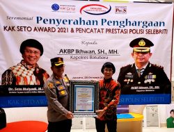 Kapolres Batu Bara AKBP Ikhwan Lubis Terima Penghargaan Kak Seto Award 2021 Dan Polisi Selebriti