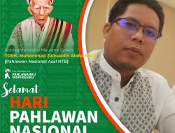 Direktur PDAM Batulanteh Mengucapkan Selamat Hari Pahlawan Nasional