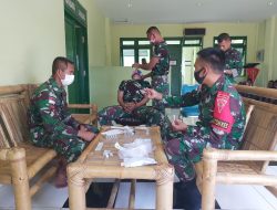 Jelang Purna Tugas, Personel Satgas Pamtas RI-RDTL Sektor Timur Jalani Swab Antigen