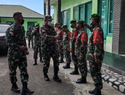 Kasilog Kolakops Satgas Pamtas RI-RDTL Kunjungi Mako Satgas Sektor Timur