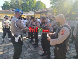 Inspeksi Mendadak Bid Propam Polda NTB Terhadap  Personil Polresta Mataram