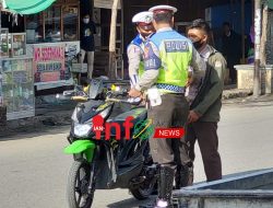 Kasat Lantas Polres Bima Kota Warning Bagi Kendaraan Knalpot Brong