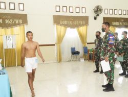 Panda Korem 162/WB Gelar Sidang Parade Calon Tamtama TNI AD Gelombang II