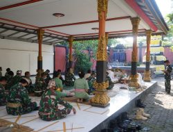 Jajaran Korem 162/WB Gelar Doa Bersama Untuk Kelancaran Proses Pelantikan Jenderal TNI Andika Perkasa Sebagai Panglima TNI